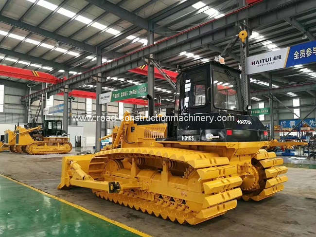 Бульдозер Crawler HAITUI HD16 4.5m3 дремая централизовал смазку 160hp