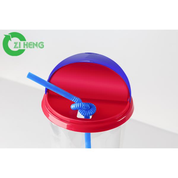 Чашки большой воды устранимые ясные пластиковые с крышками отсутствие запаха Эко дружелюбного