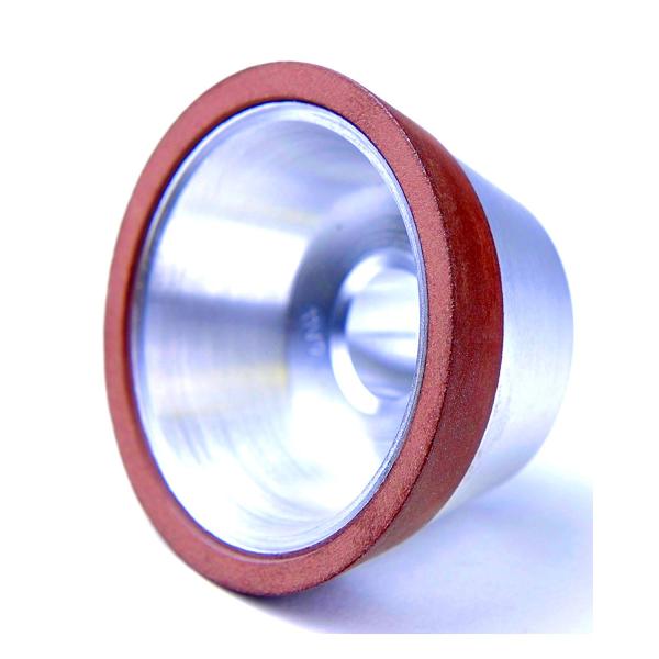 11V9D5T45X3G15P Resin Bond Diamond Grinding Wheel Flaring Cup Wheel OD 5