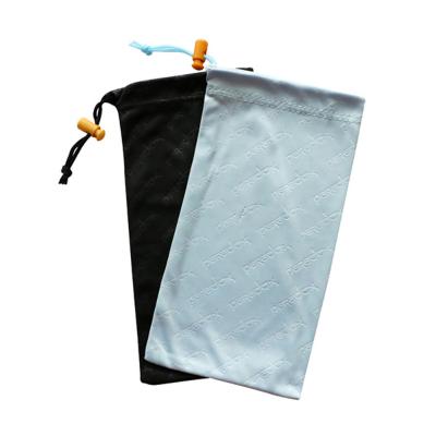 160-230gsm Microfiber Glasses Pouch 10x20cm Microfiber Goggles Bag