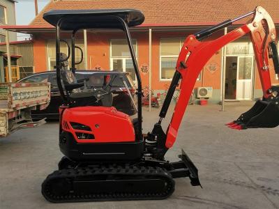 1700kg EPA engine mini excavator Kubota engine mini digger excavator for sale