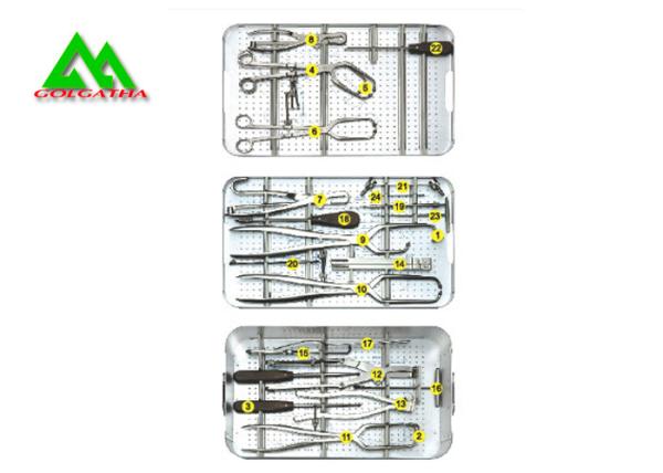 Reconstruction Plate Medical Instrument Kit For Trauma Fracture Fixation