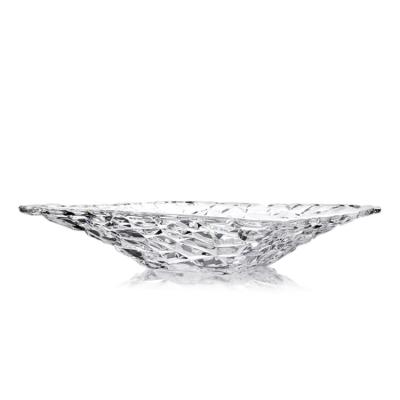 High Quality Transparent Pattern Decorative Ice Cube Collection Square Bowl