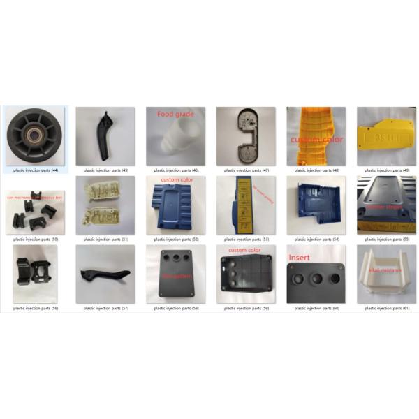 Plastic Injection Molding Parts Made of ABS PP Silicone Mould for Eco-friendly Plastic Modling Type Mould
