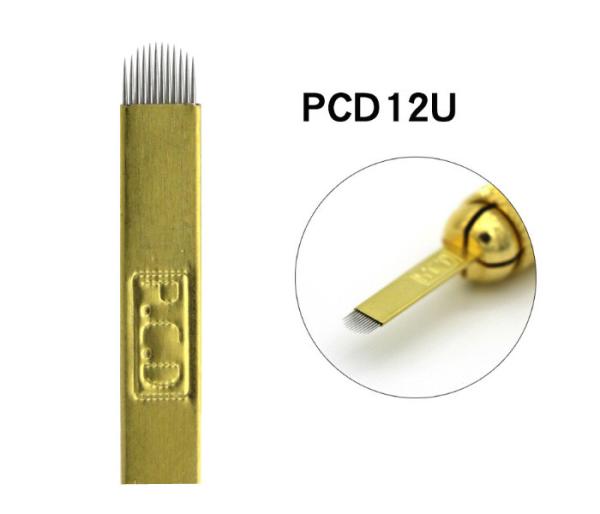 0.25mm PCD Microblading Blade Sterile Tattoo Needles For Semi Permanent Manual Pen
