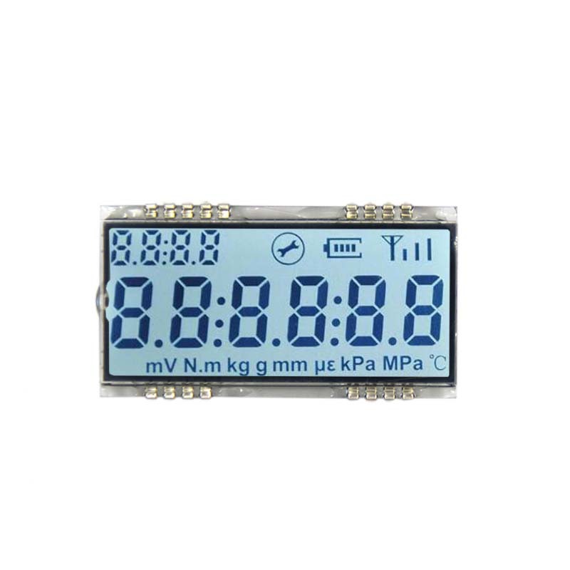 Custom TN LCD Display Positive Reflective 7 Segment Panel 5.0V