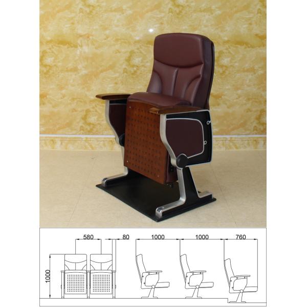 Crimson Wood Cinema Hall Chairs