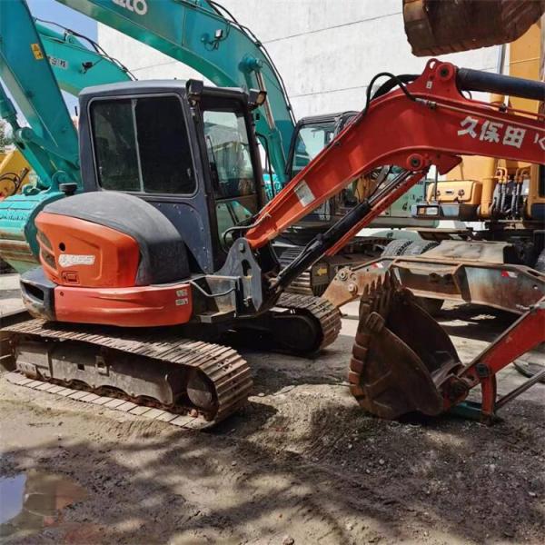 48.3KW Kubota Official 5ton KX165 Excavator from Japan with 0.24m3 Bucket Capacity
