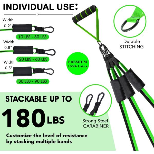 Custom 100cm Pilates Bar Kit With Resistance Bands Gym Yoga Exercise