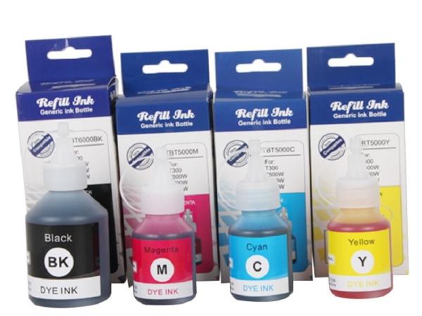 Universal 100ml Color Refill Ink , Brother Recharge Ink Cartridges DCP - T300 T500W