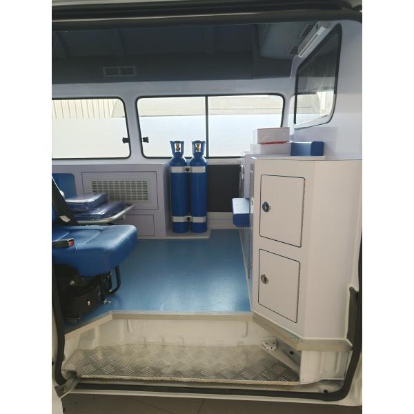 Jinlong Medical Emergency Ambulance Gasoline 7 Seats 4×2