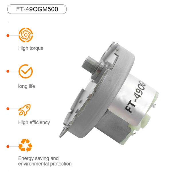 High Quality 49mm dc gear motor 3v 6v 12v spur geared motor for ATM machines household appliances