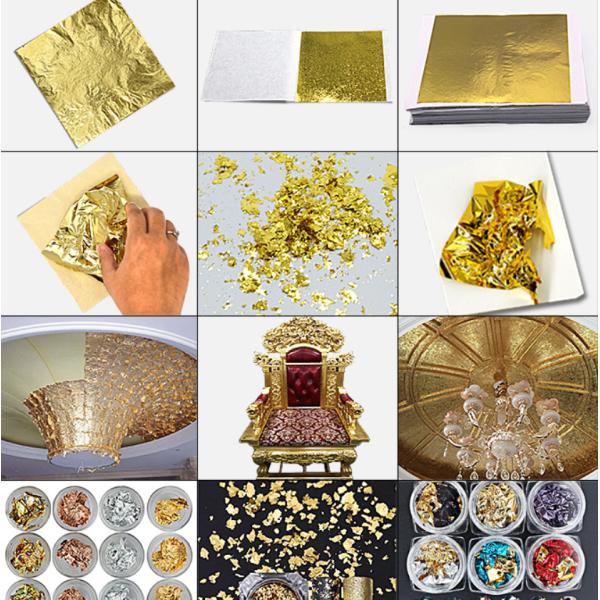 Customized Color Gold Foil Paper 9*9CM for Paper Cup Decoration Supplies