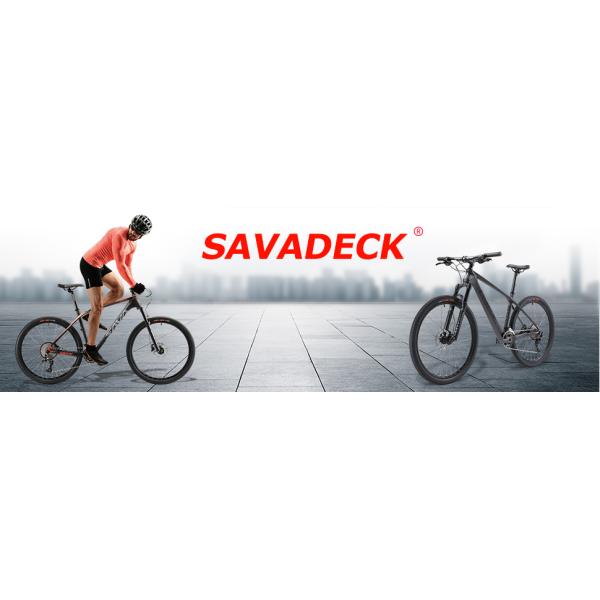 Black red Savadeck Carbon Fiber Mountain Bike 27.5/ 29 inch