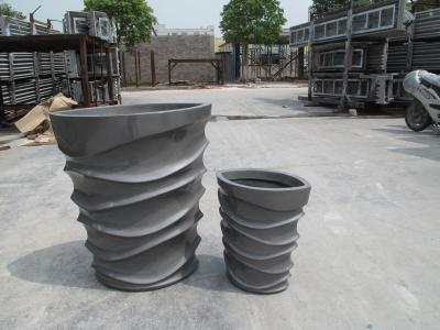 Modern Fiberglass Flower Pots For Indoor Outdoor Home Garden Decoration
