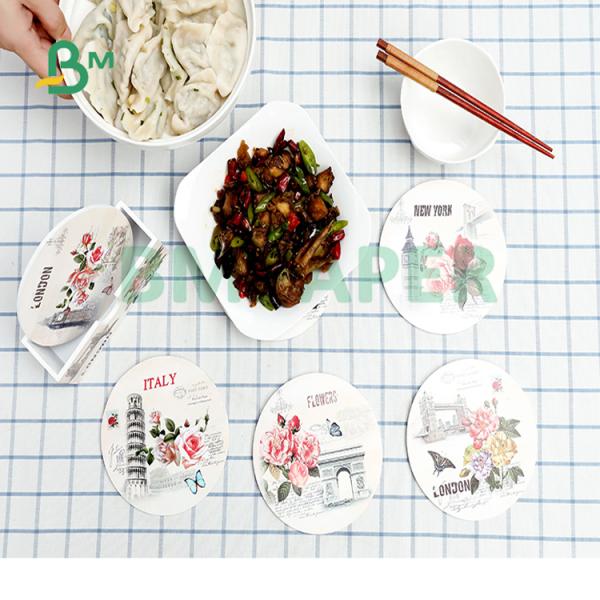 доски каботажного судна чашки 0.7mm абсорбция воды 460mm x 610mm естественной белой хорошая вещество-поглотитель 460mm x 610mm бумаги доски каботажного судна чашки 0.7mm естественный белый