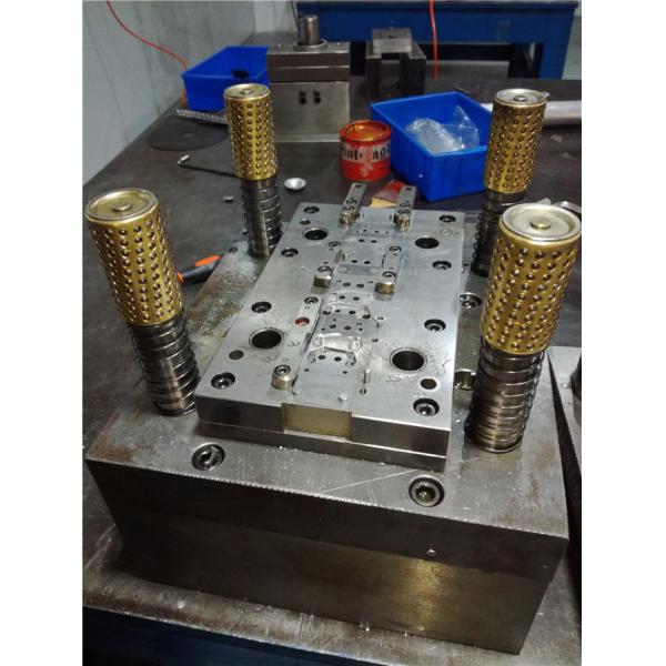 Brass Bronze Copper Progressive Sheet Metal Dies , Sheet Metal Parts Pin Terminal Connector