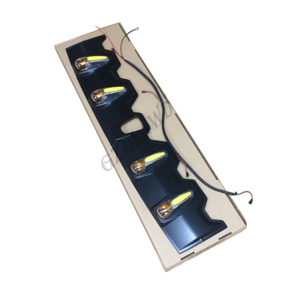 Auto desmancha prazeres do telhado da parte dianteira do diodo emissor de luz dos jogos do corpo para Toyota Hilux Revo 2015 2019