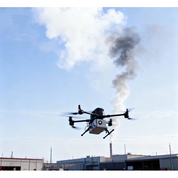 Passive FTIR UAV Drone Chemical Gas Detector LoRaWAN WiFi For Environmental Impact Assessments