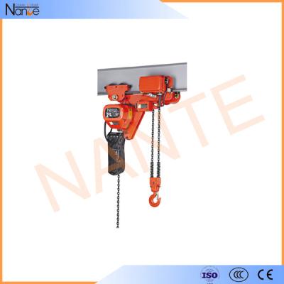 Low Headroom Electric Chain Hoist Wire Rope For Production Line