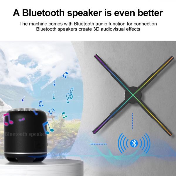 5mm Pixel Pitch Hologram Advertising Display Fan for 3D Hologram Projection