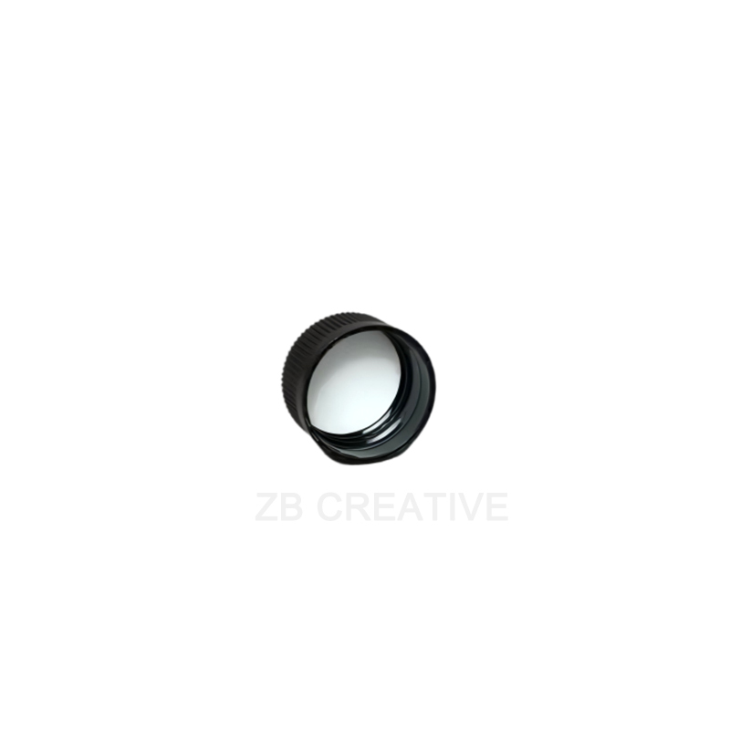 Ribbed Plastic Screw Cap Double-Coated PE Liner 31.5mm Olive Oil Bottles