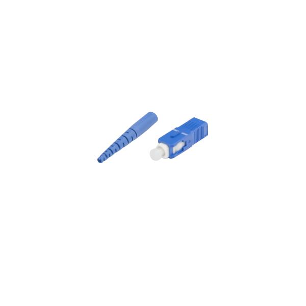 SC UPC Fiber Optic Quick Connector with Ceramic Ferrule for Low Insertion Loss in Single and Multi Mode Applications