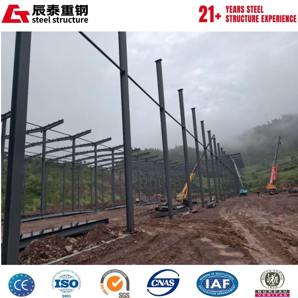 Multi-functional Combined Steel Workshop Integrating Factory And Office Room