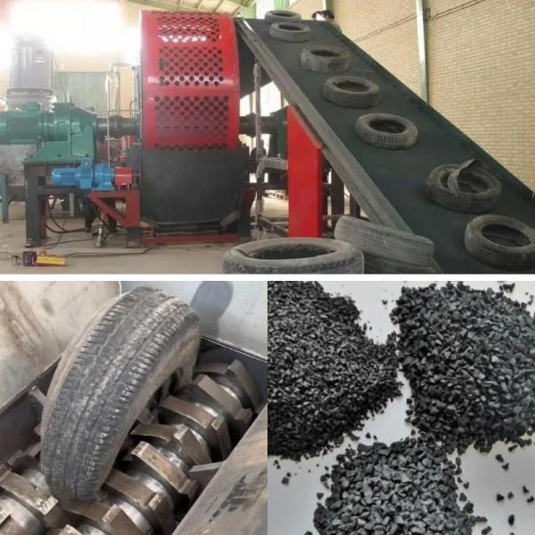 Vertical Rotating Screen Shredder for Rubber Tire Cutting Machine 24/7 Online Support