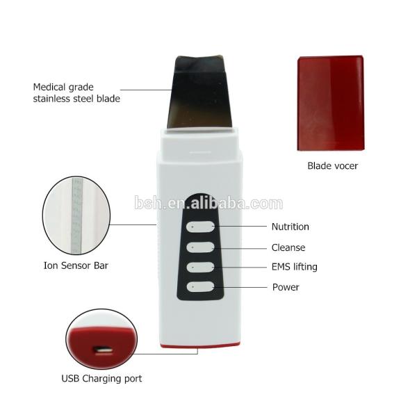 Portable Ultrasound Skin Scrubber Skin Rejuvenation For Removing Wrinkle