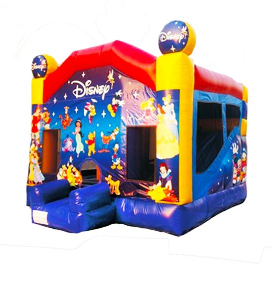 Disneyland Inflatable Jumping Castle With Slides For Children