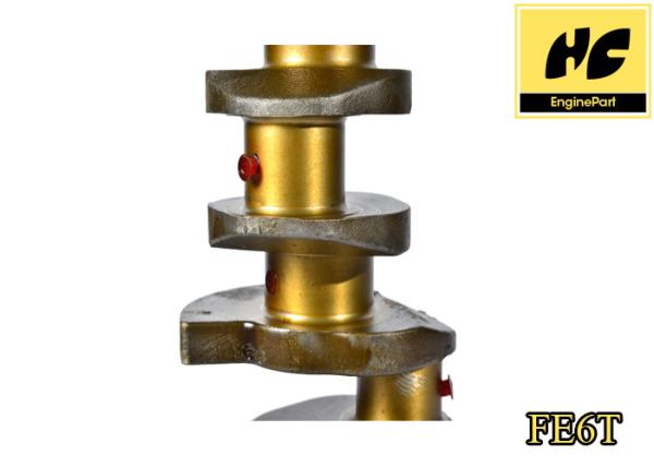 Nissan FE6T Diesel Engine Crankshaft Casting Iron / Forge Steel ISO Certification