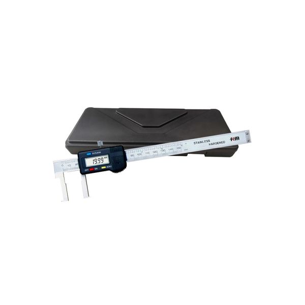 Durable 40-500mm/1.6-20 Stainless Steel Flat Head Inside Groove Digital Caliper Metric Measuring Tool