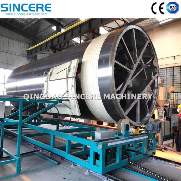 Máquina de fabricación de tanques de agua por soldadura de plástico con modelo espiral automático y método de soldadura de costura