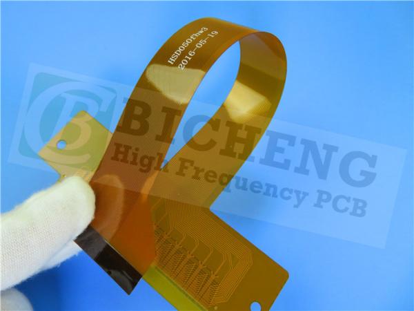 SF201 Polyimide Flexible PCB 1-layer 1mil FPC Built on Polyimide Film with Double Layer Structure