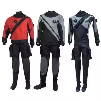 High Density Waterproof Diving Dry Suit Compression Resistant For Men Scuba Snorkeling Kayaking