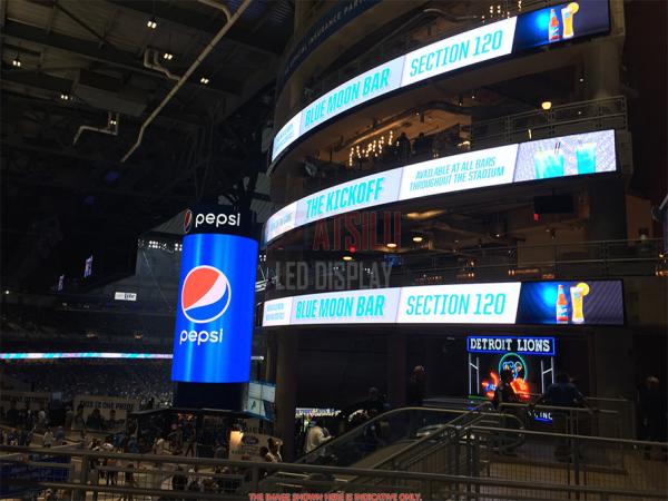 P2.97mm Indoor & Outdoor Curved LED Wall High-Definition Big LED Video Display Screen