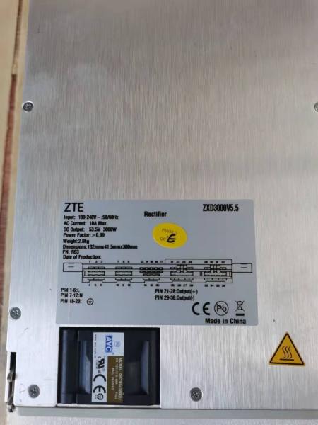 Module d'alimentation de communication ZTE ZXD3000 V5.6 V5.5 48V50A AC-DC Redresseur haute efficacité 3000W