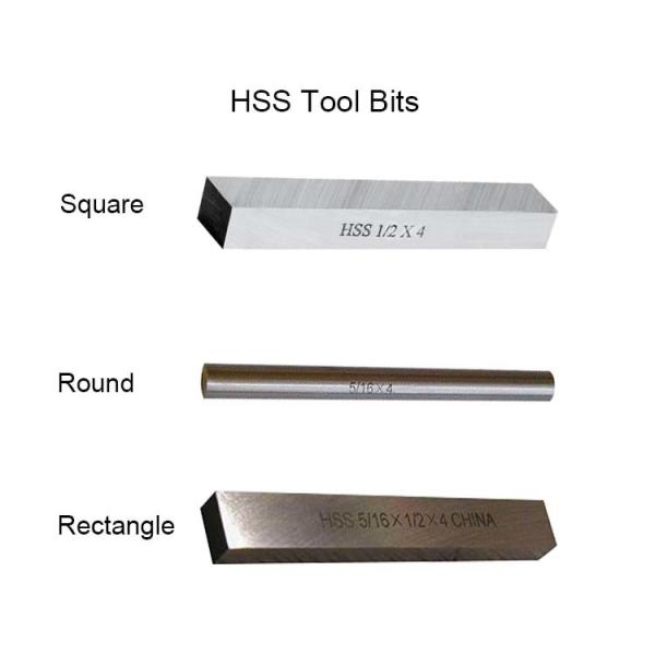 HSS Cobalt 5% Square Tool Bit for Lathe Cutting DIN/ANSI