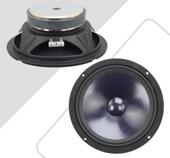 8midrange speaker MC8G6,   1.5'' voice coil, 4/8 ohms, 100W, freq. response: 90-12kHz, Sensitivity: 93.5dB