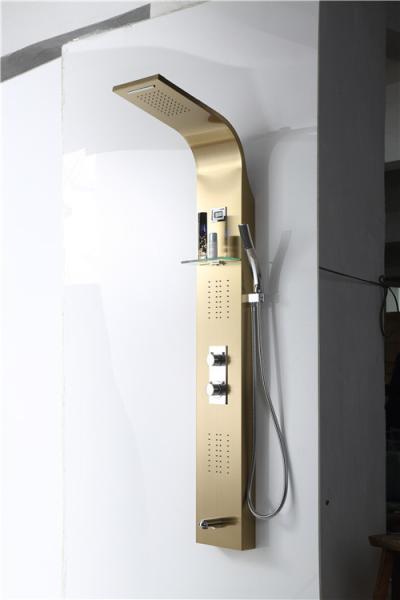 5 Modes Controlled Shower Tower Panel , Bathroom Valore Shower Panel Anti Finger Print