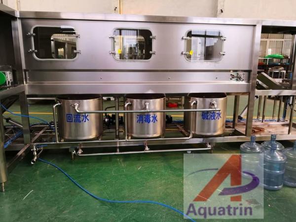 PLC 5 Gallon Water Filling Machine 2.2Kw 1200BPH Bottled Water Filling Machine