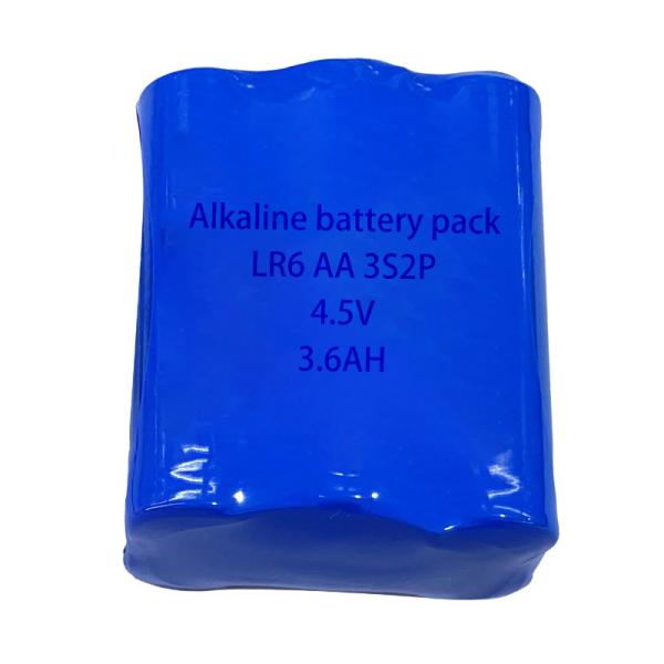 4.5V 3600mah Bateria alcalina OEM recarregável Célula seca Não recarregável