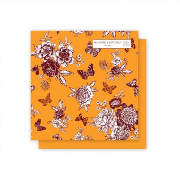 Matériau du bouquet de la fête des femmes : papillon, période de floraison, papier d'emballage avec film nacré, délai de livraison : 30 à 45 jours