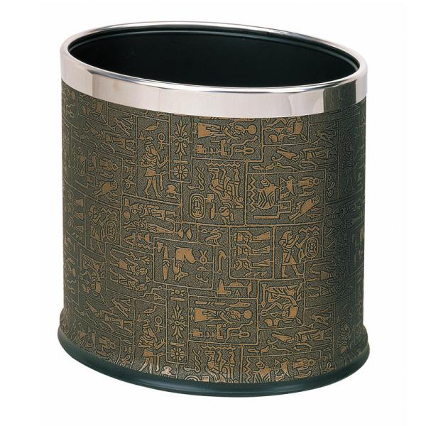 Hotel Metal Double Layer Recycling Trash Garbage Can Stainless Steel Waste Bin