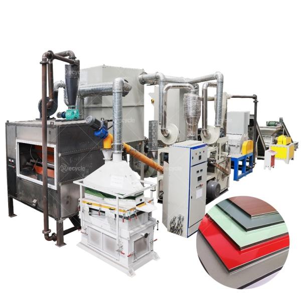 Aluminum Plastic Separation Machine for Recycling 99% Purity Aluminum Composite Panel