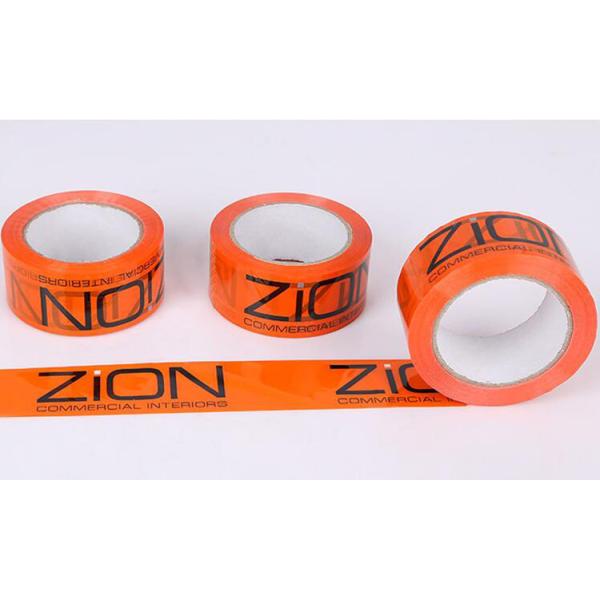 Personalized Red / Black / Yellow Bopp Adhesive Tape For Box Seal Packaging