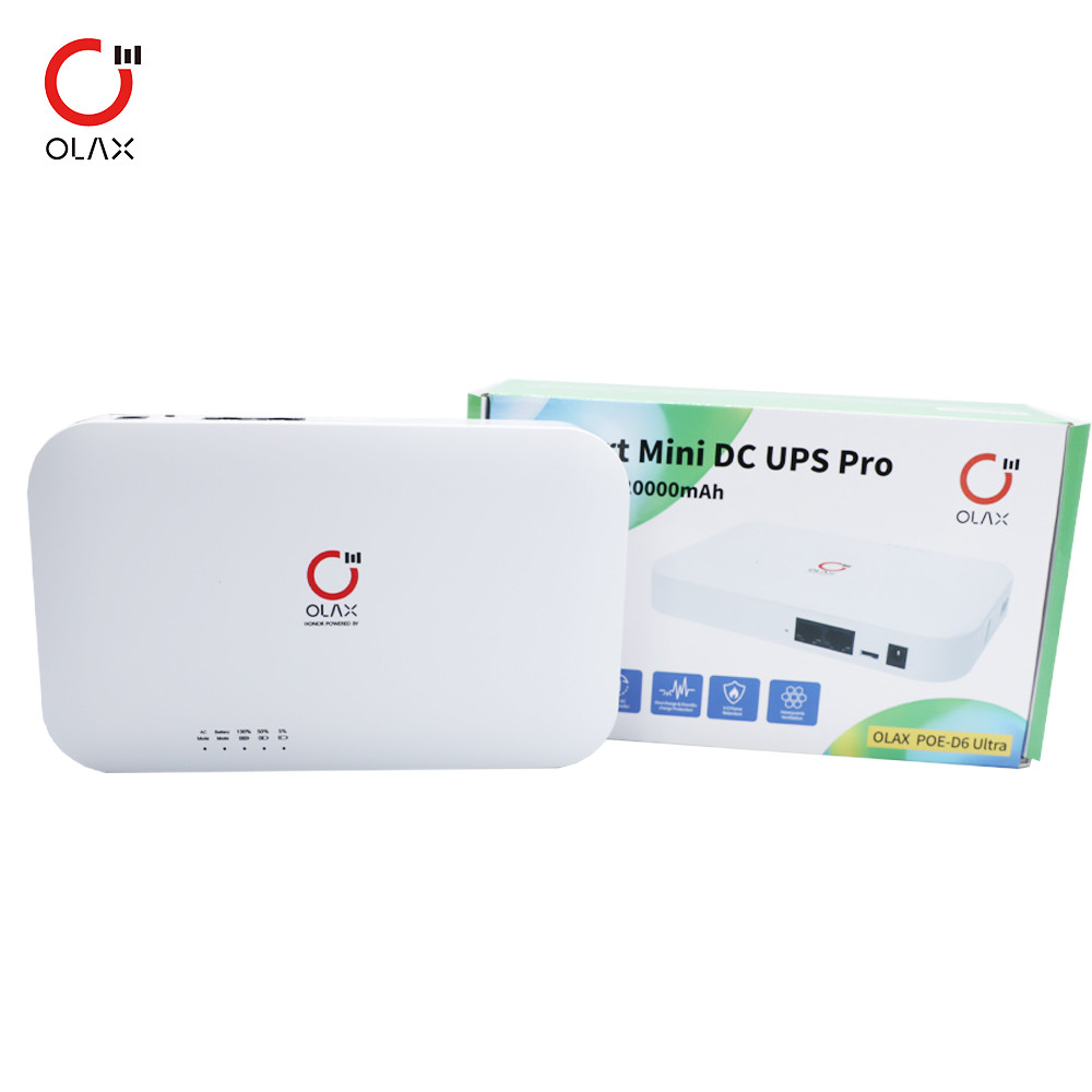 OLAX POE D6 Smart UPS Power Bank DC 5V 9V 12V Выход 20000mah 74WH емкость батареи портативный мини-упс резервный резерв