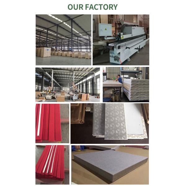 Panel acústico de chapa de madera para revestimiento de paredes de edificios de oficinas