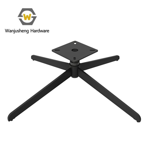 Thickened Cross Leg Sprayed Iron Base Bracket for Four-Legged Office & Sofa